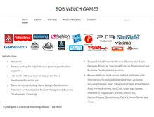 Tablet Screenshot of bobwelchgames.com